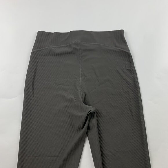 Old Navy Temple Stone Ribbed Powersoft Extra High Rise Super Flare Leggings L - Picture 7 of 7